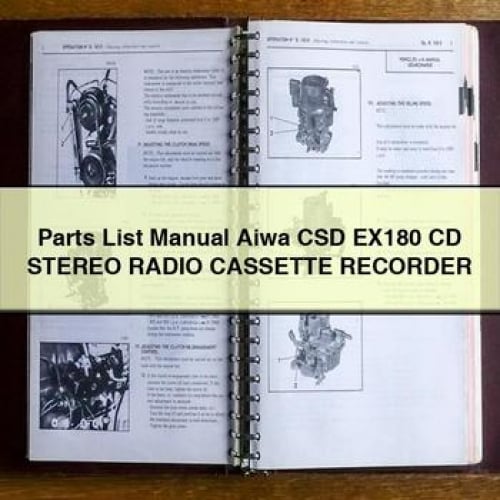 Parts List Manual Aiwa CSD EX180 CD Stereo RADIO CASSETTE RECORDER PDF Download