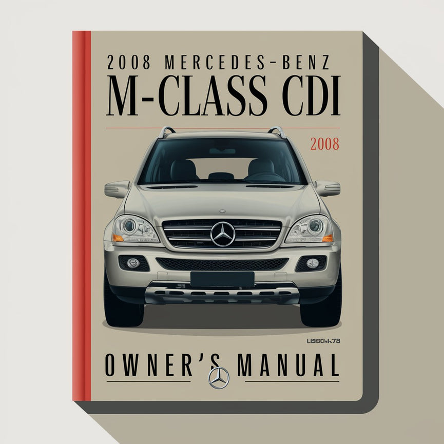 Manual del propietario del Mercedes-Benz Clase M ML320 CDI 2008