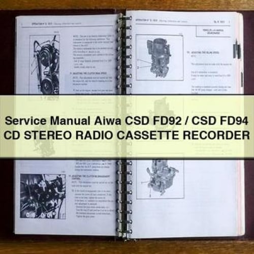 Service Manual Aiwa CSD FD92 / CSD FD94 CD Stereo RADIO CASSETTE RECORDER PDF Download