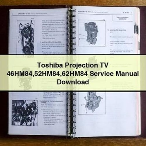 Toshiba Projection TV 46HM84 52HM84 62HM84 Service Manual Download PDF