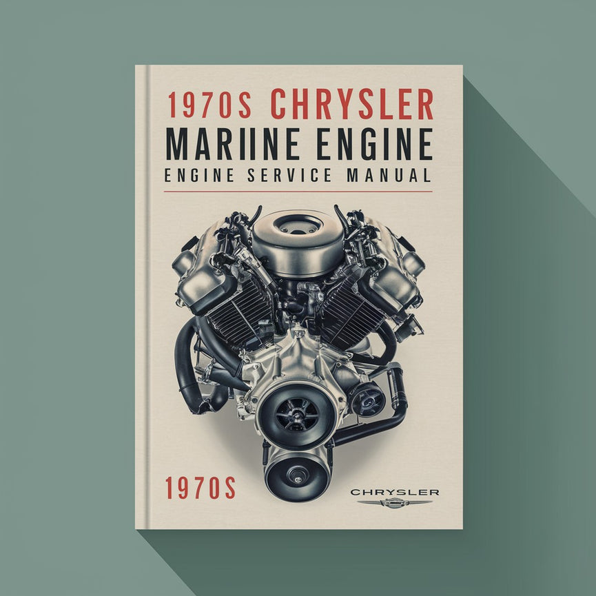 Manuel de réparation et d'entretien du moteur marin inboard Chrysler M440 des années 1970