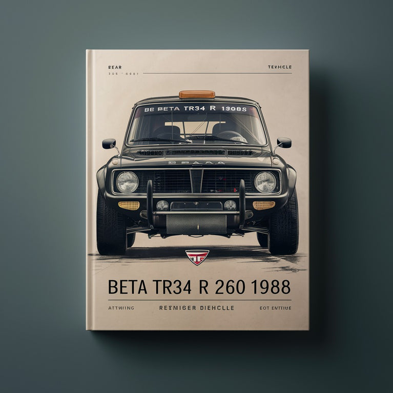 Lista de piezas BETA TR34 R 260 1988 ITALIANO