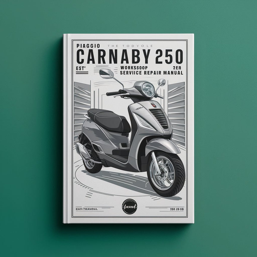 Piaggio Carnaby 250 ie Workshop Service Manual PDF Download
