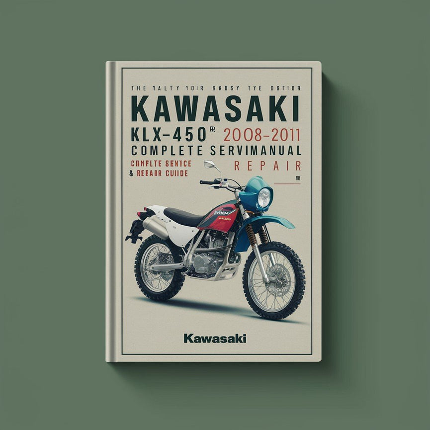 Kawasaki KLX450R KLX450 R 2008-2011 Complete Service Repair Manual/Guide