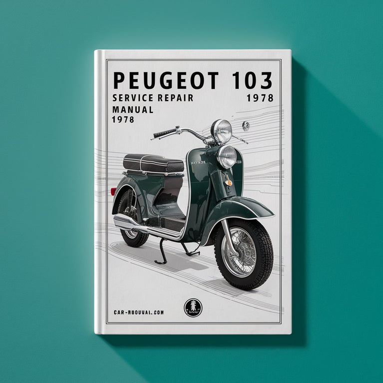 PEUGEOT 103 MOPED Service Repair Manual 1976-1978