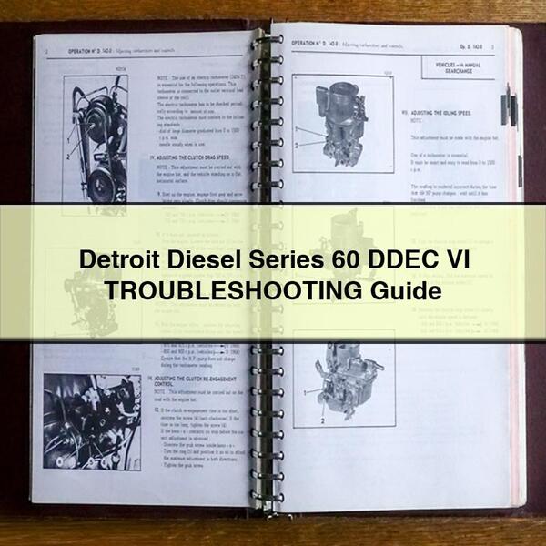 Detroit Diesel Series 60 DDEC VI TROUBLESHOOTING Guide