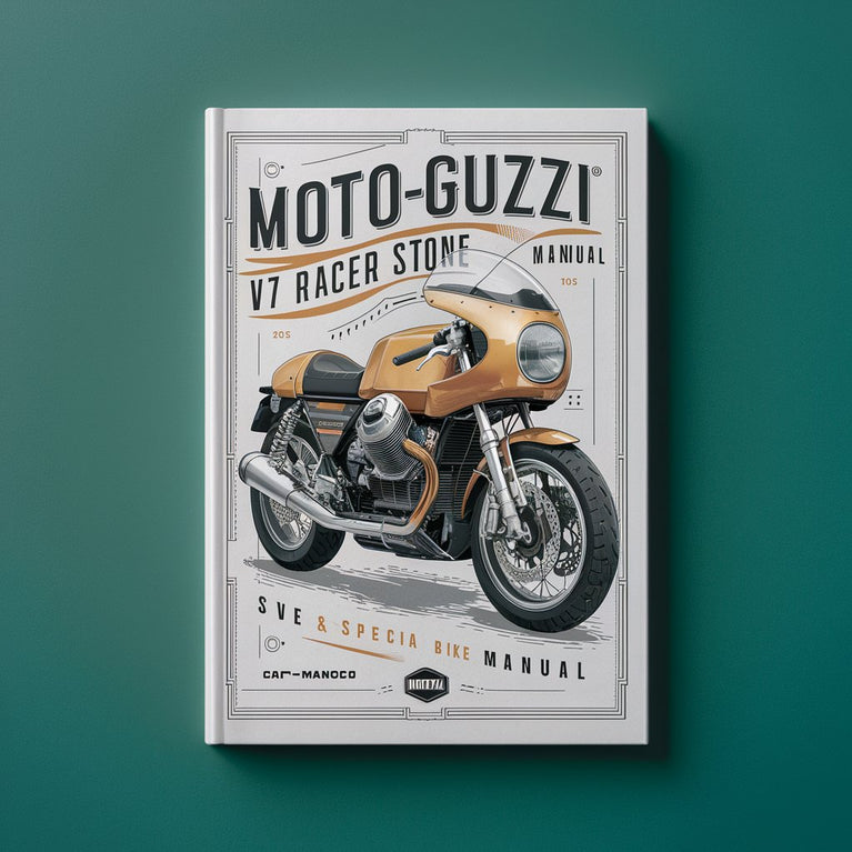 MOTO GUZZI V7 RACER V7 750 STONE & SPECIAL BIKE Manual