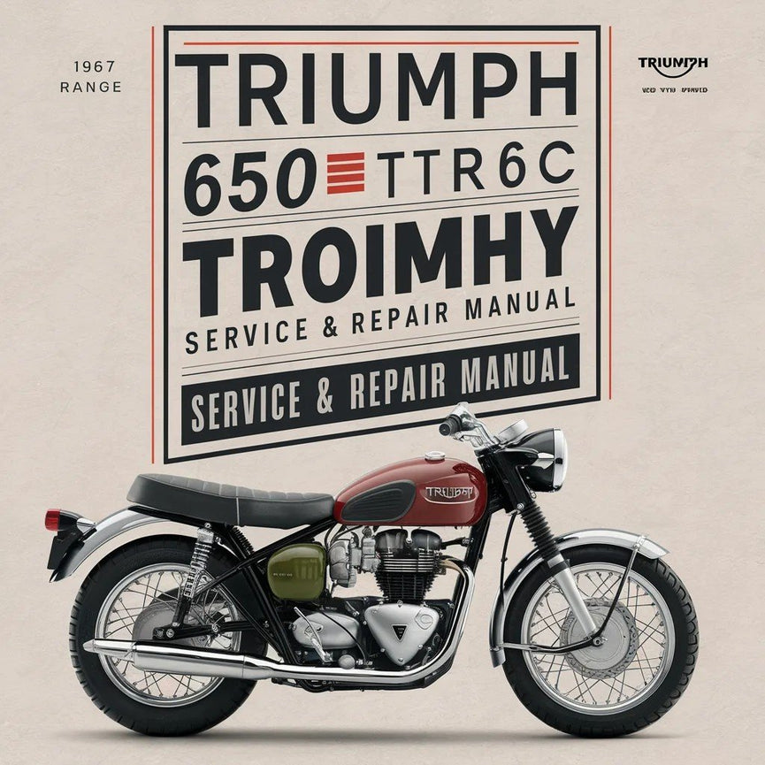 Manual de servicio de la TRIUMPH 650 TR6R TR6C TROPHY 1967-1974