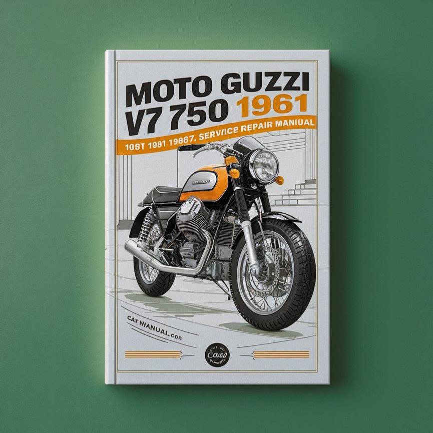 Manual de servicio de Moto Guzzi V7 750 1967 1968 1969 1970 1971