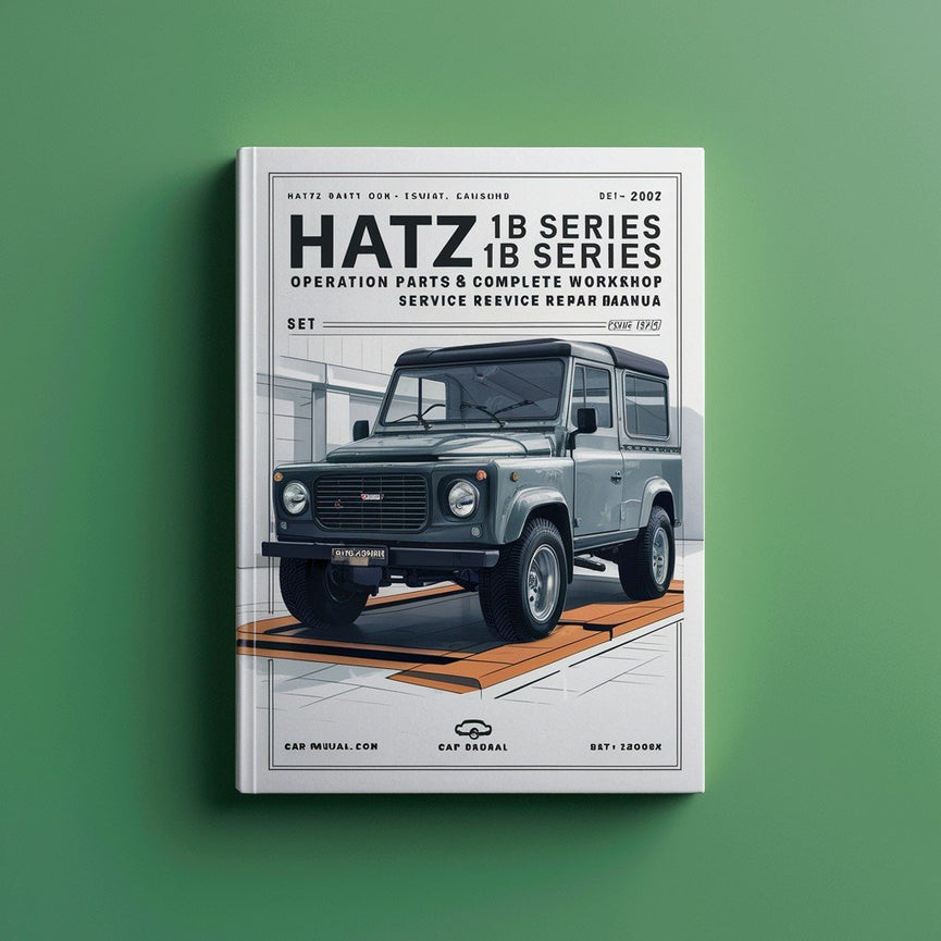 Hatz 1B Series 1B20 1B27 1B30 1B40 1B50 (3 Manual Set) Operation Parts & Complete Workshop Service Repair Manual