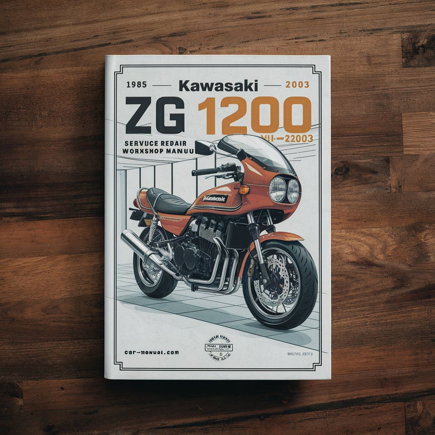 Manual de taller y reparación de Kawasaki ZG1200 ZG 1200 Voyager XII 1986-2003