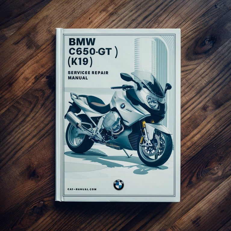 Manuel de réparation et d'entretien de la BMW C650GT (K19) 2012 - 2013