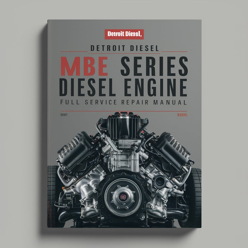 Manuel de réparation et d'entretien complet du moteur diesel Detroit Diesel Mbe série 900