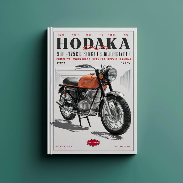 Manual completo de reparación y servicio de taller de motocicletas Hodaka de 90 cc a 125 cc para monocilíndricos 1964 1965 1966 1967 1968 1969 1970 1971 1972 1973 1974 1975