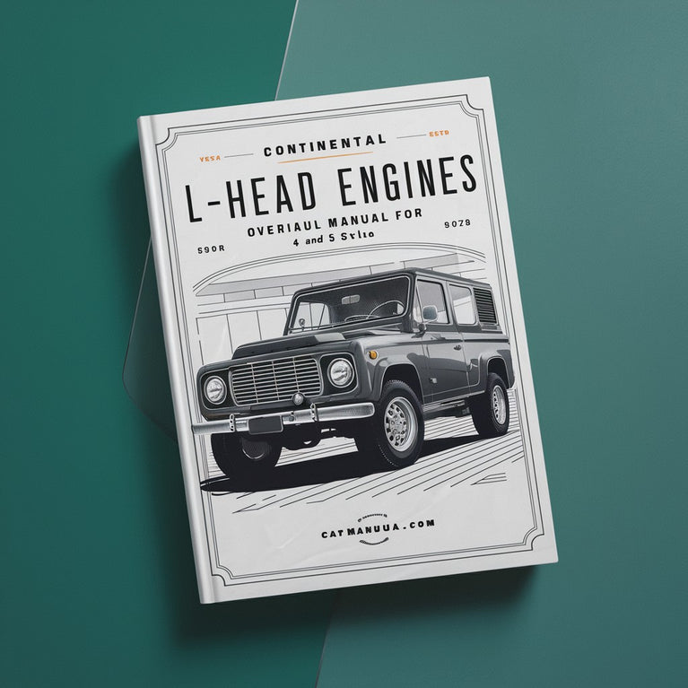 Continental L-Head Engines Overhaul Manual for 4 and 5 cylin