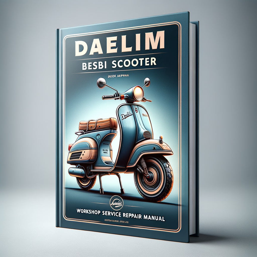 Manual de reparación y servicio del taller del scooter DAELIM BESBI S1