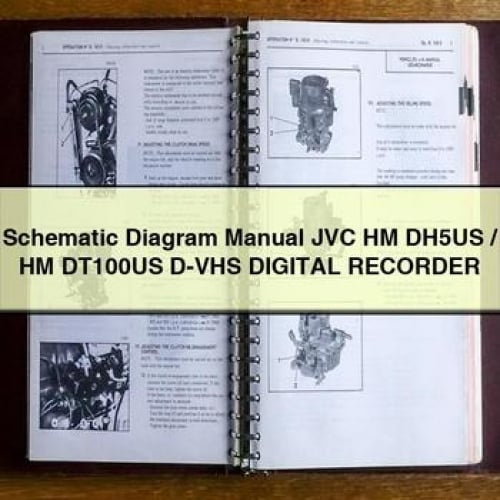 Schematic Diagram Manual JVC HM DH5US / HM DT100US D-VHS Digital RECORDER PDF Download