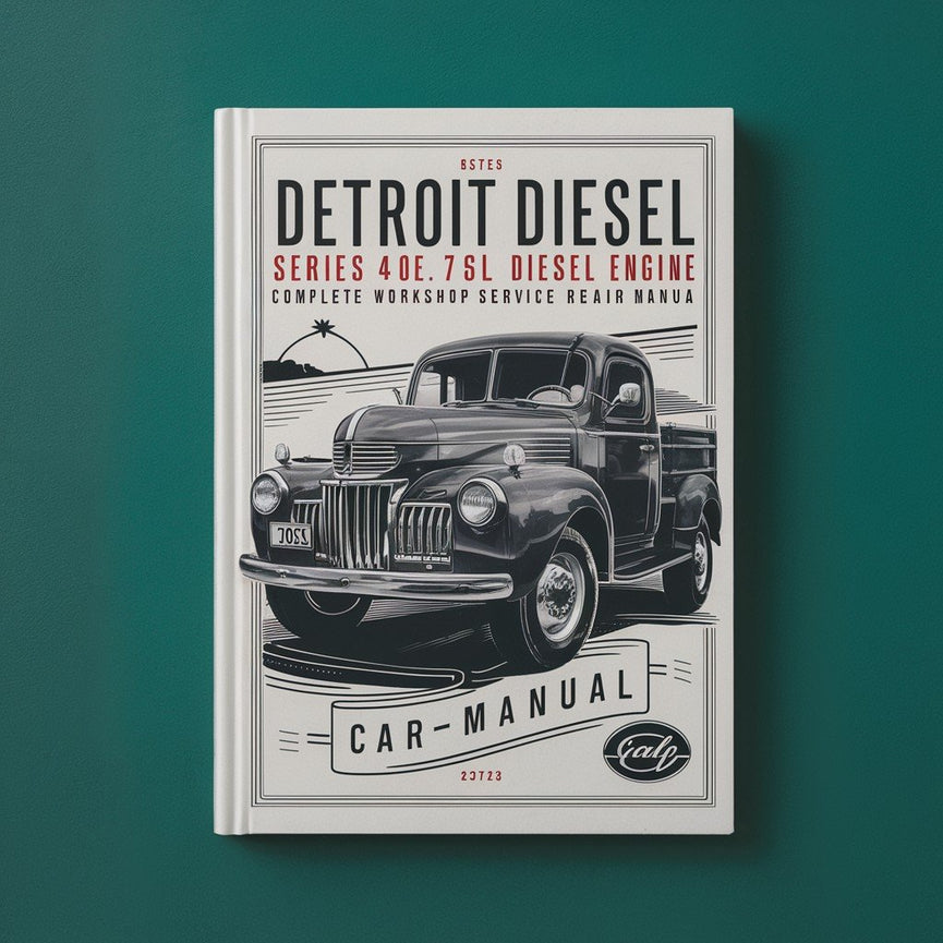 Detroit Diesel Series 40E 7.6L 8.7L Diesel Engine Complete Workshop Service Repair Manual