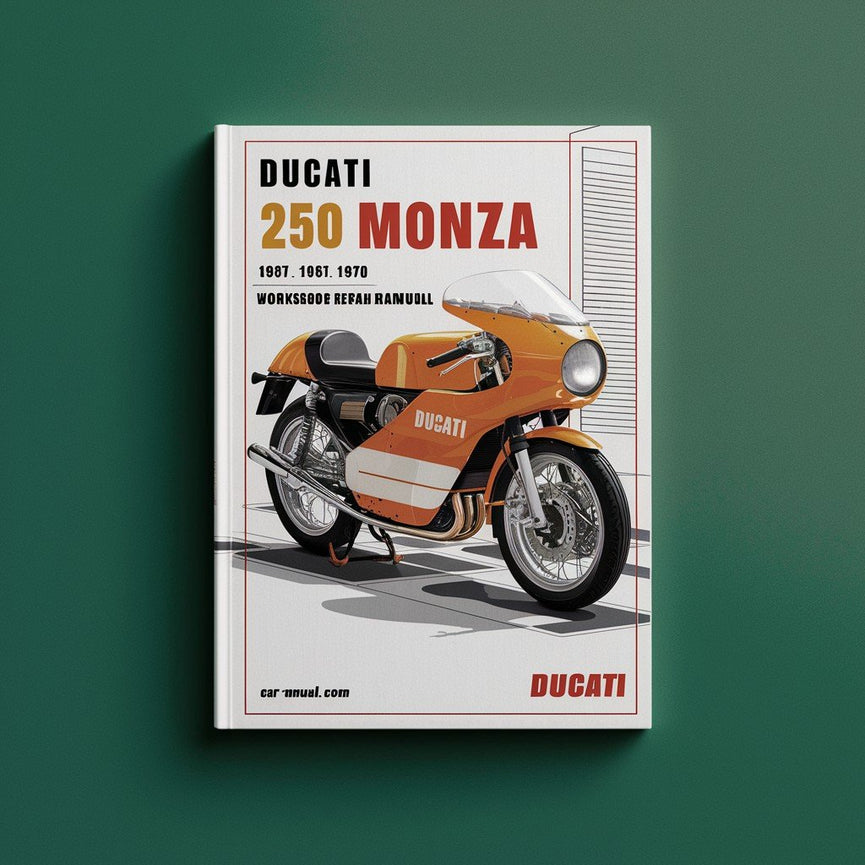 Manuel de réparation et d'entretien de l'atelier Ducati 250 Monza 1967 1968 1969 1970