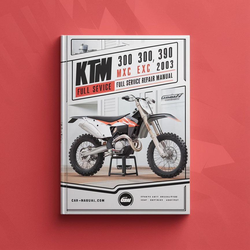 Manual de reparación y servicio completo de KTM 250 300 380 SX MXC EXC 1999-2003