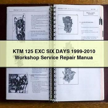 KTM 125 EXC SIX DAYS 1999-2010 Workshop Service Repair Manual