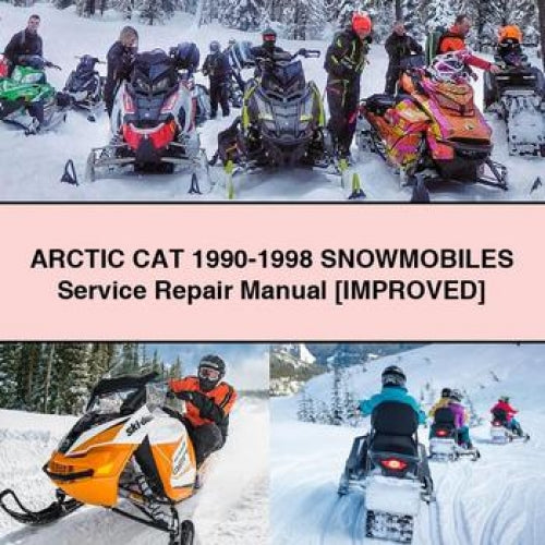 ARCTIC CAT 1990-1998 Snowmobiles Service Repair Manual [Improved] PDF Download