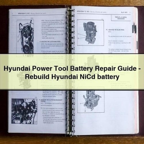 Hyundai Power Tool Battery Repair Guide - Rebuild Hyundai NiCd battery