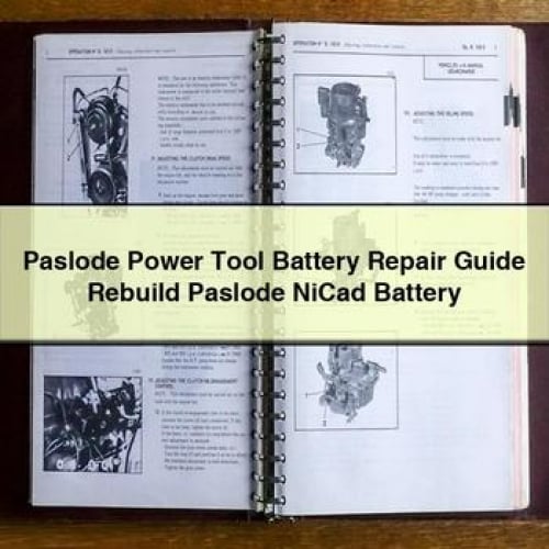 Paslode Power Tool Battery Repair Guide Rebuild Paslode NiCad Battery