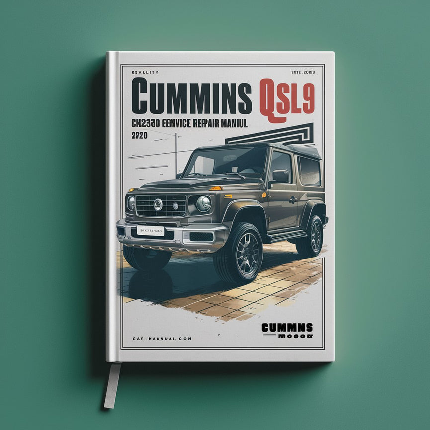 Cummins QSL9 CM2350 L102 Engine Service Repair Manual