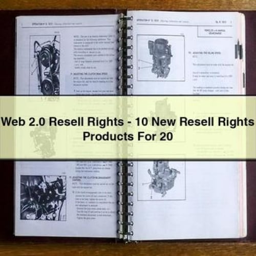 Web 2.0 Resell Rights - 10 New Resell Rights Products For 20