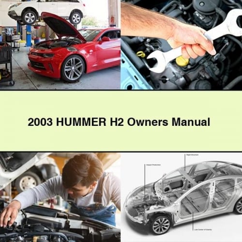 2003 HUMMER H2 Owners Manual PDF Download