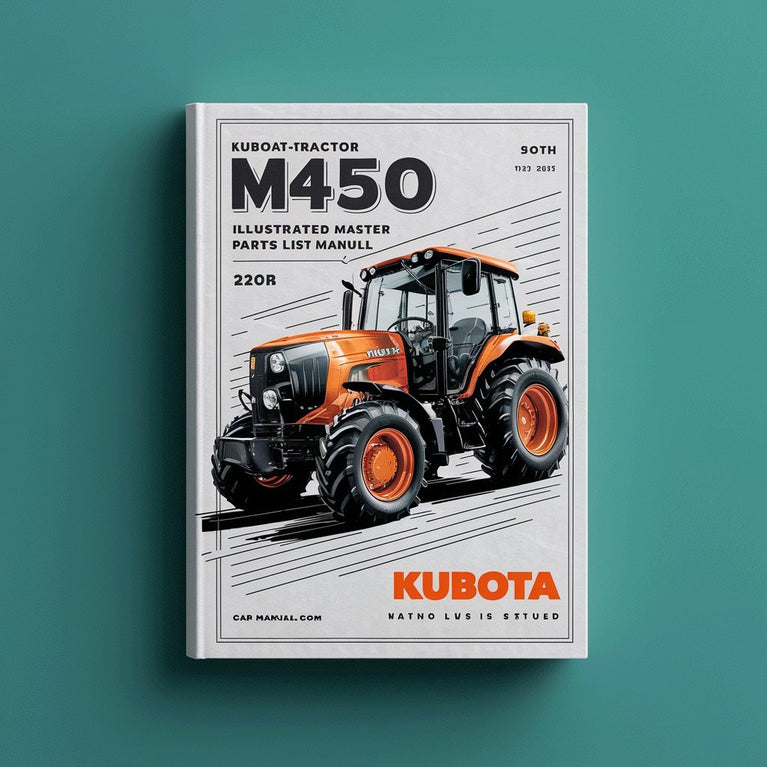 Kubota M4500 Tractor Illustrated Master Parts List Manual PDF Download