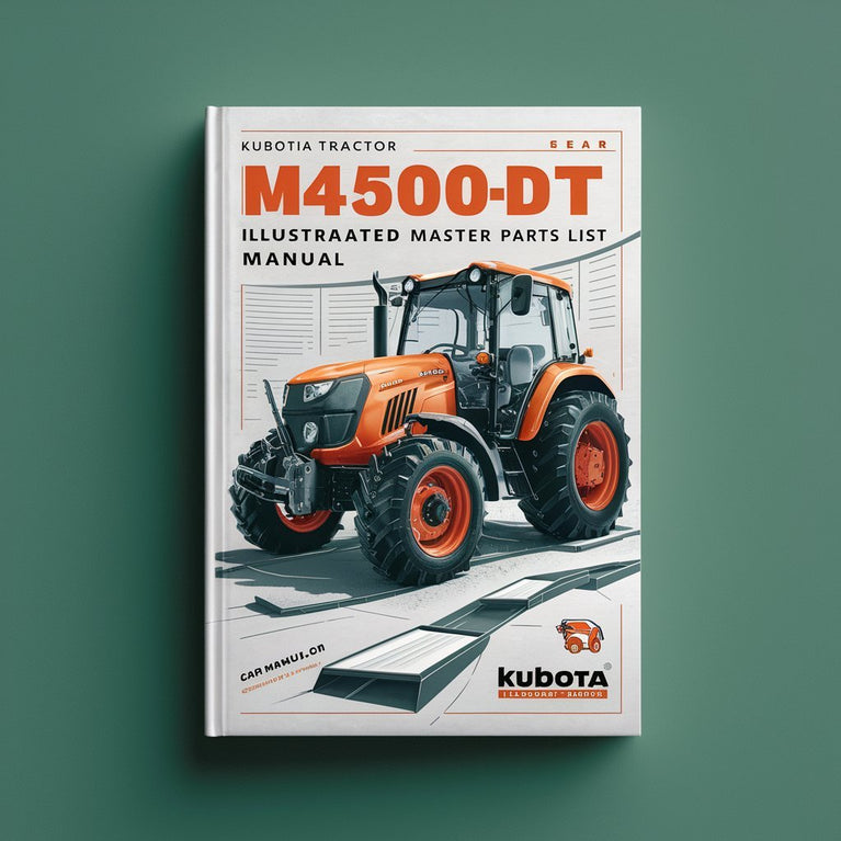 Kubota M4500DT Tractor Illustrated Master Parts List Manual PDF Download