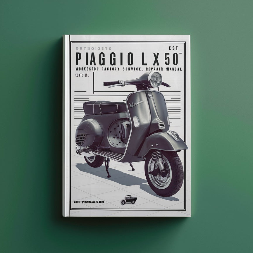 Manuel de réparation et d'entretien de l'atelier de moto Piaggio Vespa LX150 4T