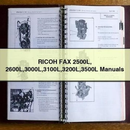 RICOH FAX 2500L 2600L 3000L 3100L 3200L 3500L Manuals PDF Download