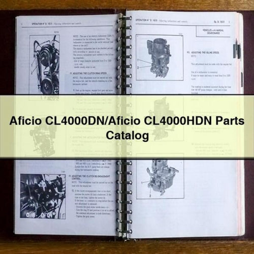 Aficio CL4000DN/Aficio CL4000HDN Parts Catalog