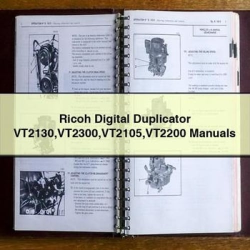 Ricoh Digital Duplicator VT2130 VT2300 VT2105 VT2200 Manuals PDF Download