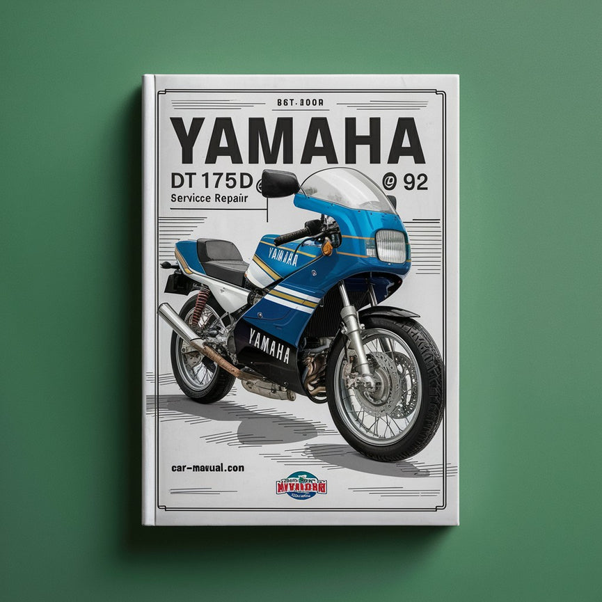 Manual de taller y reparación de Yamaha DT175 DT175D DT 175 92