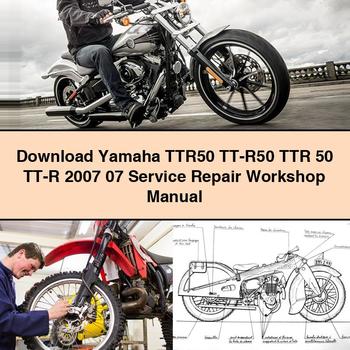 Manuel d'atelier de réparation et d'entretien Yamaha TTR50 TT-R50 TTR 50 TT-R 2007 07