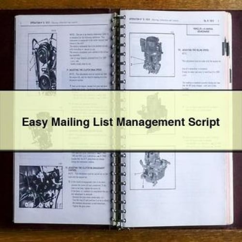 Easy Mailing List Management Script