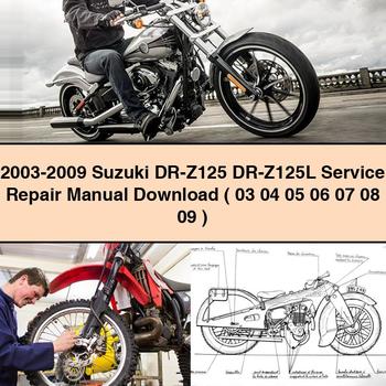 2003-2009 Suzuki DR-Z125 DR-Z125L Service Repair Manual  ( 03 04 05 06 07 08 09 )