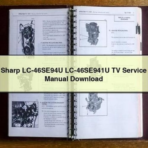 Sharp LC-46SE94U LC-46SE941U TV Service Manual Download PDF