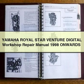 Yamaha ROYAL STAR Venture Digital Workshop Repair Manual 1998 ONWARDS