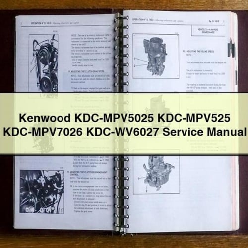 Kenwood KDC-MPV5025 KDC-MPV525 KDC-MPV7026 KDC-WV6027 Service Repair Manual