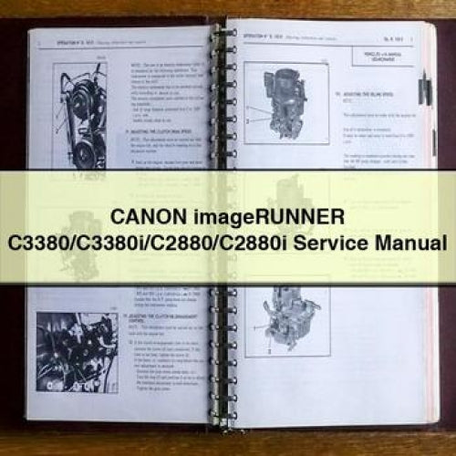 CANON imageRUNNER C3380/C3380i/C2880/C2880i Service Manual PDF Download