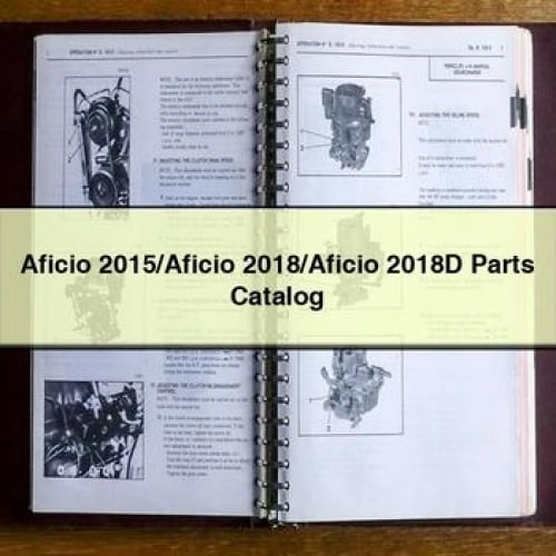 Aficio 2015/Aficio 2018/Aficio 2018D Parts Catalog