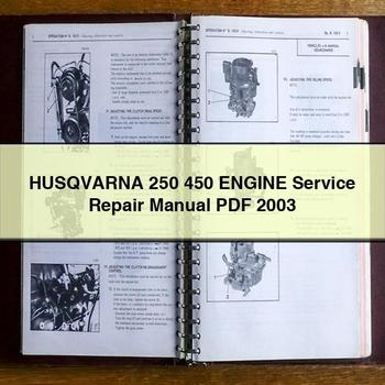 Manuel de réparation et d'entretien du moteur HUSQVARNA 250 450 2003