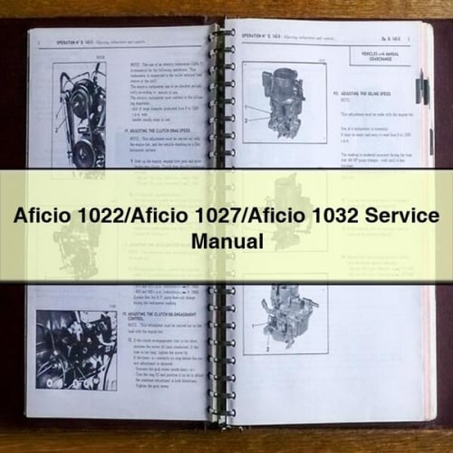 Aficio 1022/Aficio 1027/Aficio 1032 Service Manual PDF Download