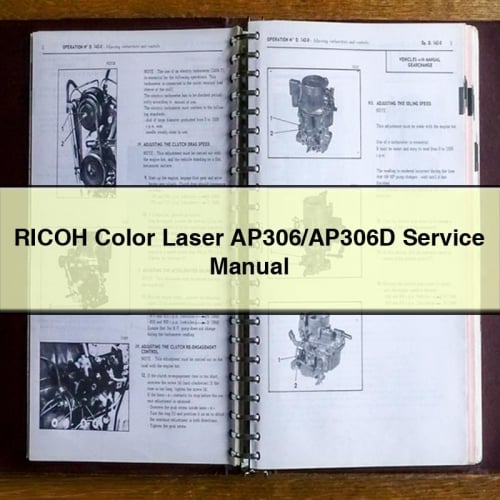 RICOH Color Laser AP306/AP306D Service Manual PDF Download