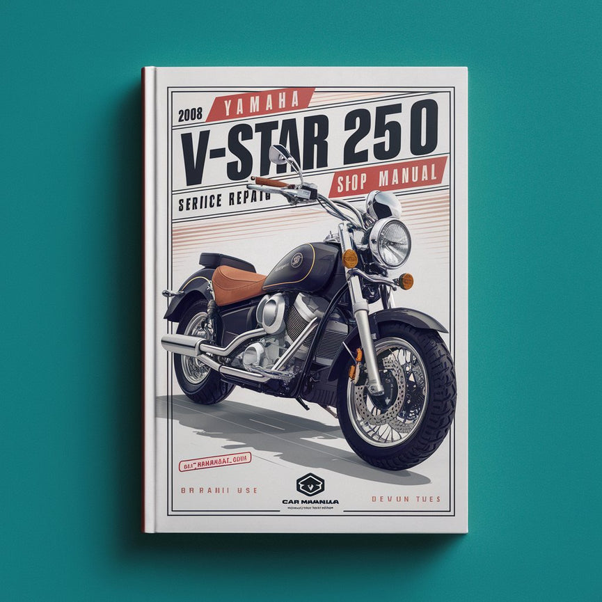 2008 Yamaha V-STAR 250 XV250 Service Repair Shop Manual